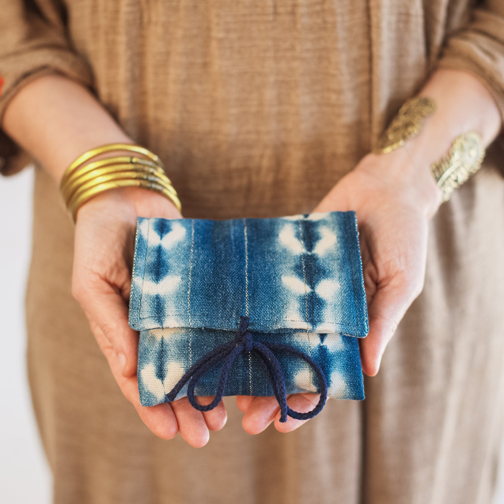 Nourished Shibori Pouch